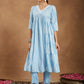 Janasya Light Rayon Ethnic Motifs A-Line Kurta Set | Swadesiicart