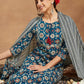Janasya Bright Cotton Floral Straight Kurta Set | Swadesiicart