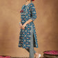 Janasya Bright Cotton Floral Straight Kurta Set | Swadesiicart