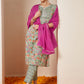 Janasya Light Cambric Floral A-Line Kurta Set | Swadesiicart