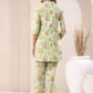 Janasya Light Cotton Floral Straight Top & Bottom Set | Swadesiicart