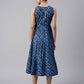 Janasya Bright Cotton Floral Tiered Dress | Swadesiicart
