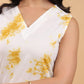 Janasya Bright Cotton Tie & dye Straight Kurta Set | Swadesiicart