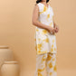 Janasya Bright Cotton Tie & dye Straight Kurta Set | Swadesiicart