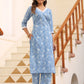 Janasya Bright Cotton Kalamkari Straight Kurta Set | Swadesiicart