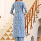 Janasya Bright Cotton Kalamkari Straight Kurta Set | Swadesiicart