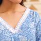 Janasya Bright Cotton Kalamkari Straight Kurta Set | Swadesiicart