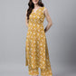 Janasya Bright Cotton Floral Straight Kurta Set | Swadesiicart