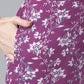 Janasya Bright Cotton Floral A-Line Kurta Set | Swadesiicart