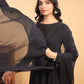 Janasya Dark Georgette Solid Anarkali Kurta Set | Swadesiicart