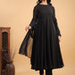 Janasya Dark Georgette Solid Anarkali Kurta Set | Swadesiicart