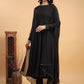 Janasya Dark Georgette Solid Anarkali Kurta Set | Swadesiicart