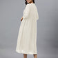 Janasya Light Dobby Chiffon Self Design Flared Kurta | Swadesiicart