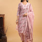 Janasya Light Cotton Floral Straight Kurta Set | Swadesiicart