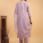 Janasya Light Chanderi Solid Straight Kurta Set | Swadesiicart