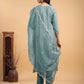 Janasya Light Chanderi Solid Straight Kurta Set | Swadesiicart