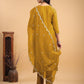 Janasya Light Chanderi Solid Straight Kurta Set | Swadesiicart
