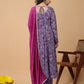 Janasya Bright Georgette Floral A-Line Kurta Set | Swadesiicart