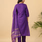 Janasya Bright Cotton Blend Solid Straight Kurta Set | Swadesiicart