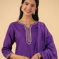 Janasya Bright Cotton Blend Solid Straight Kurta Set | Swadesiicart