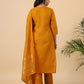 Janasya Bright Cotton Blend Solid Straight Kurta Set | Swadesiicart