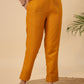 Janasya Bright Cotton Blend Solid Straight Kurta Set | Swadesiicart