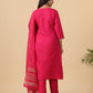 Janasya Bright Cotton Blend Solid Straight Kurta Set | Swadesiicart
