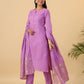 Janasya Light Cotton Blend Solid Straight Kurta Set | Swadesiicart