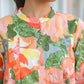 Janasya Bright Cotton Floral A-Line Tunic | Swadesiicart