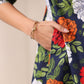 Janasya Bright Cotton Floral A-Line Tunic | Swadesiicart