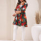 Janasya Bright Cotton Floral A-Line Tunic | Swadesiicart
