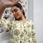 Janasya Light Cotton Floral A-Line Tunic | Swadesiicart