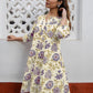 Janasya Light Cotton Floral A-Line Tunic | Swadesiicart