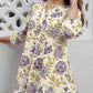 Janasya Light Cotton Floral A-Line Tunic | Swadesiicart