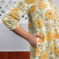 Janasya Light Cotton Floral A-Line Tunic | Swadesiicart