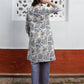 Janasya Light Cotton Floral A-Line Tunic | Swadesiicart