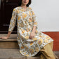Janasya Light Cotton Floral A-Line Tunic | Swadesiicart