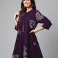 Janasya Bright Cotton Floral A-Line Tunic | Swadesiicart