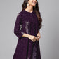 Janasya Bright Cotton Floral A-Line Tunic | Swadesiicart