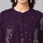 Janasya Bright Cotton Floral A-Line Tunic | Swadesiicart