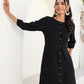 Janasya Dark Rayon Solid A-Line DRESS | Swadesiicart