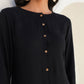 Janasya Dark Rayon Solid A-Line DRESS | Swadesiicart