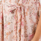 Janasya Light Cotton Floral A-Line Dress | Swadesiicart