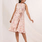Janasya Light Cotton Floral A-Line Dress | Swadesiicart