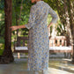 Janasya Light Cotton Floral Straight Kurta Set | Swadesiicart
