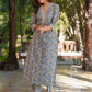 Janasya Light Cotton Floral Straight Kurta Set | Swadesiicart