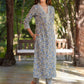 Janasya Light Cotton Floral Straight Kurta Set | Swadesiicart