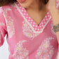 Janasya Light Cotton Ethnic Motifs Straight Kurta Set | Swadesiicart