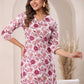 Janasya Light Cotton Floral Straight Kurta Set | Swadesiicart