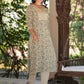 Janasya Light Cotton Floral Straight Kurta Set | Swadesiicart